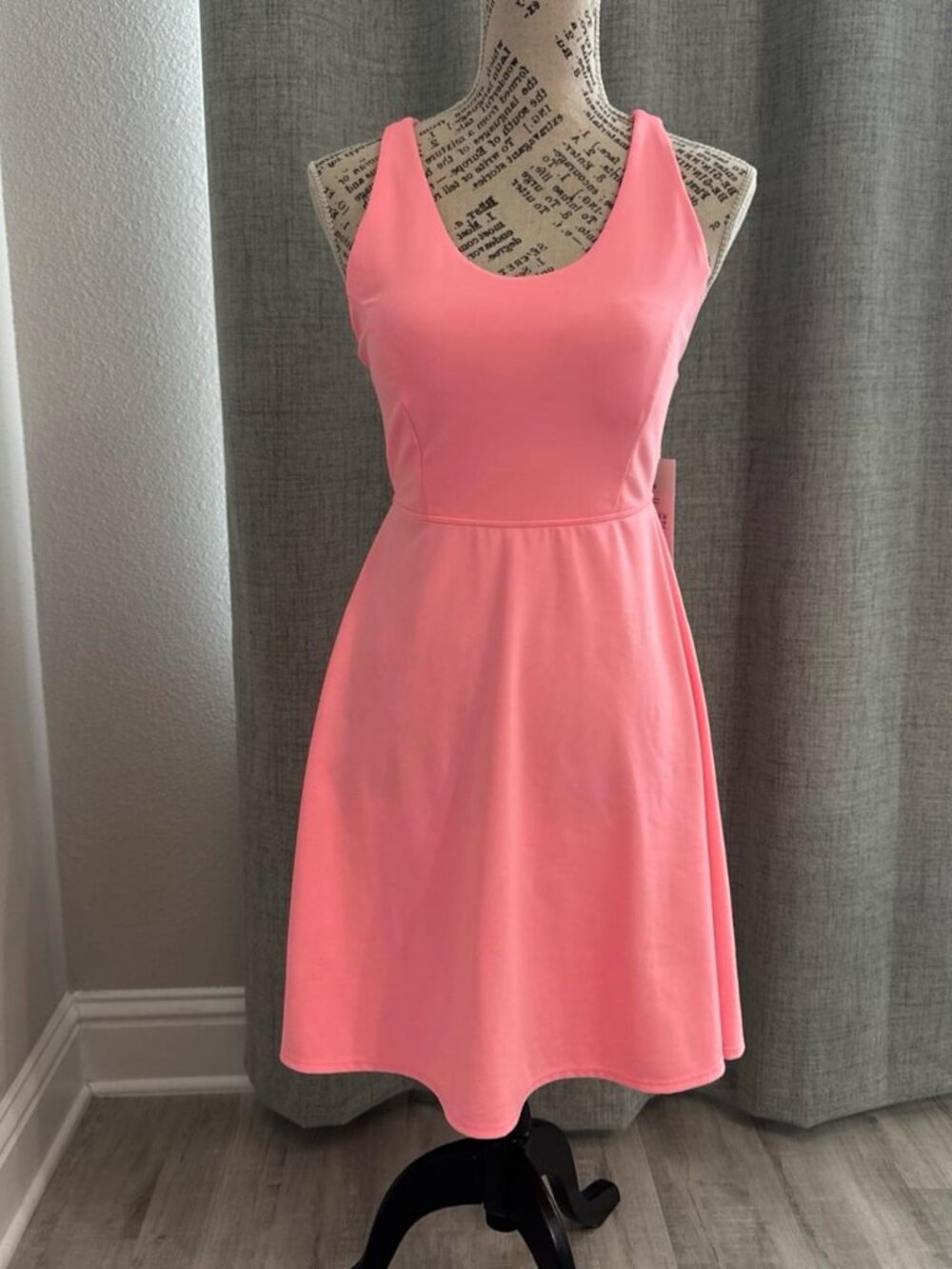 Pink midi Halara athletic dress